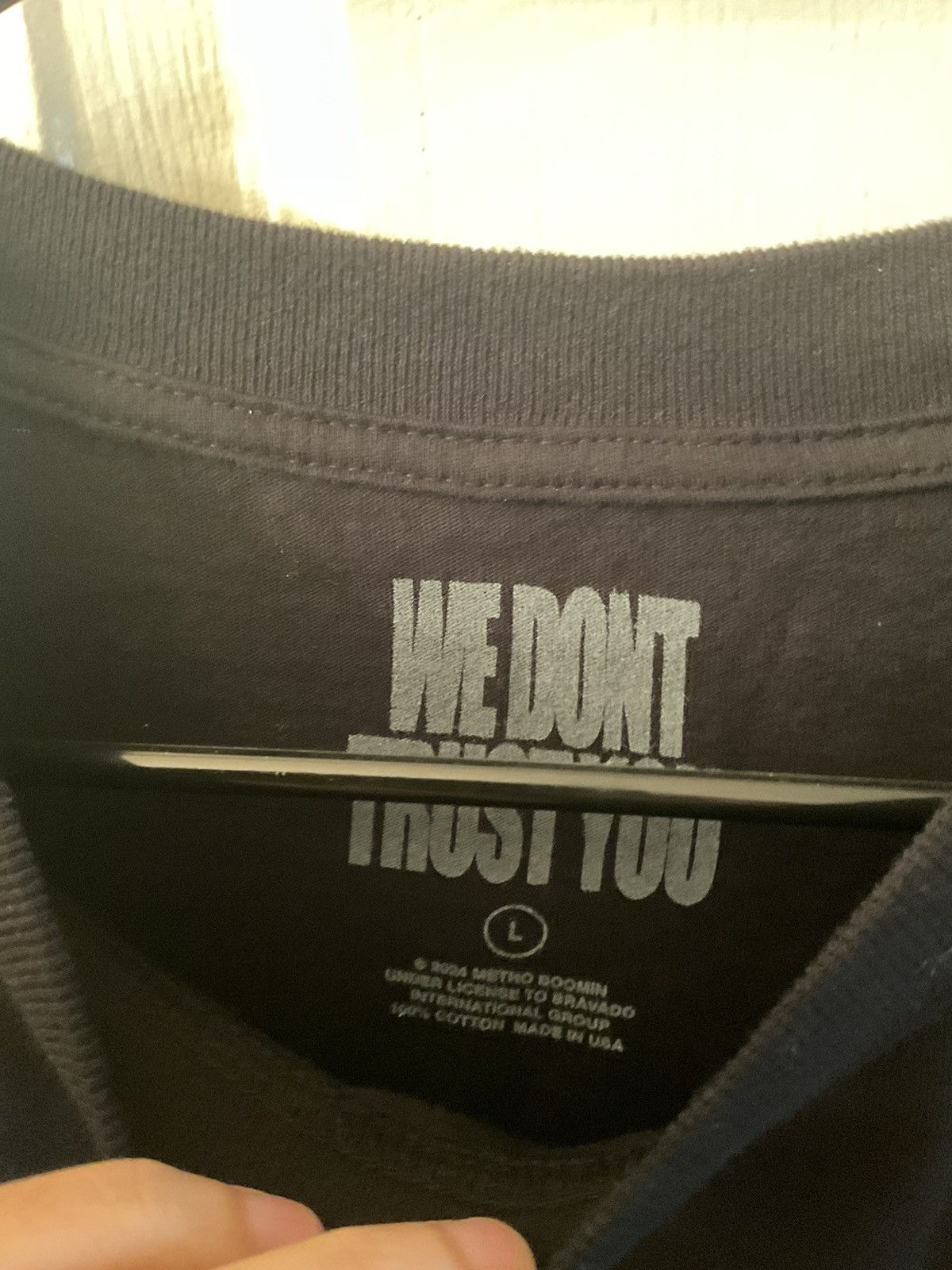 Band Tees × Future × Metro Boomin We Trust You Tour Exclusive Black T-Shirt Size US L / EU 52-54 / 3 - 3 Thumbnail