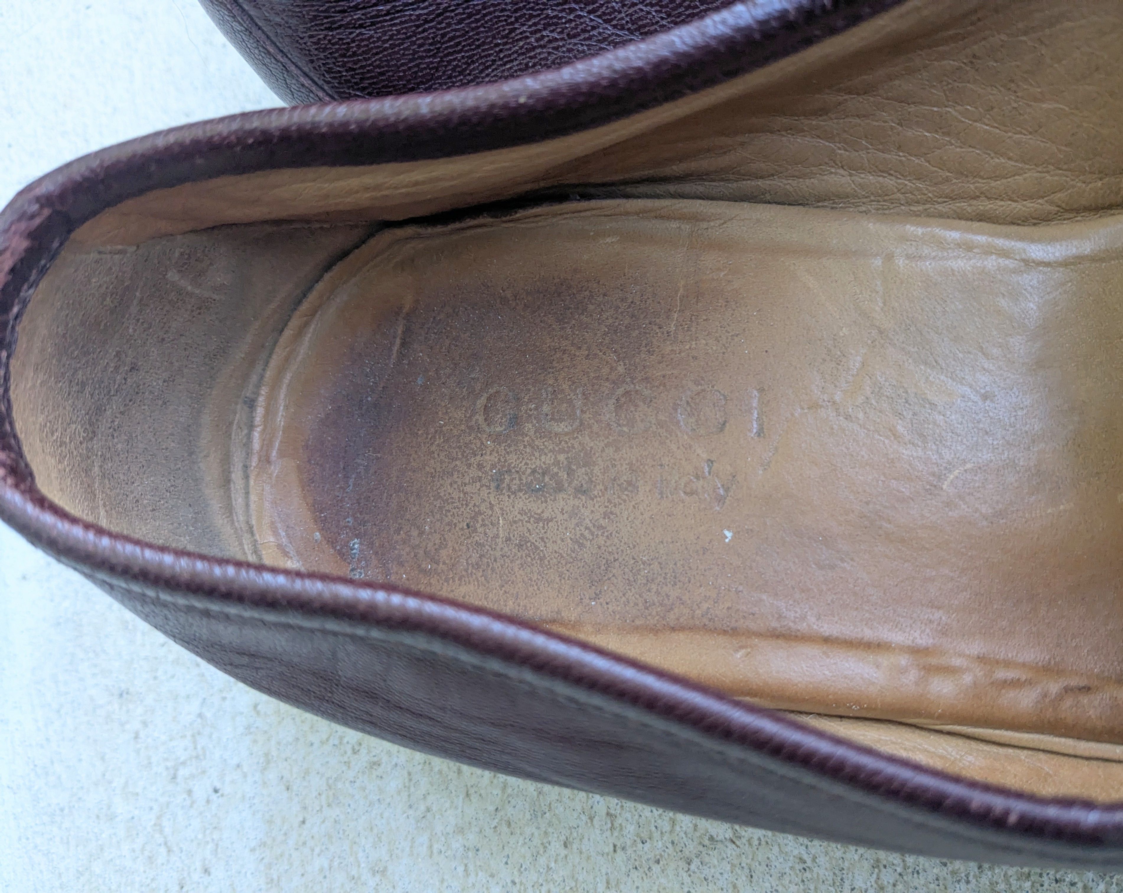 Gucci Gucci Horsebit Loafers Burgundy Leather 10.5 Size US 10.5 / EU 43-44 - 12 Thumbnail
