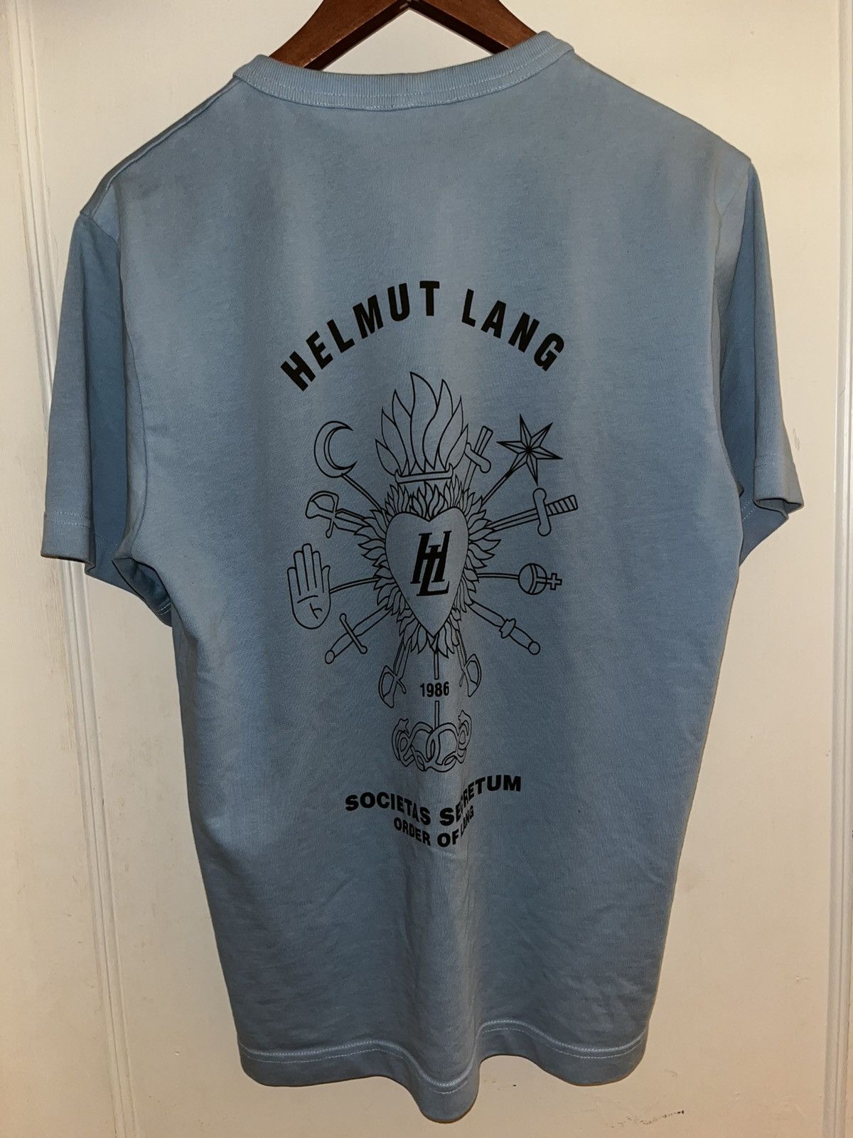 Helmut Lang Helmut Lang AW22 ‘Societas Secretum’ Short Sleeve T-Shirr Size US M / EU 48-50 / 2 - 3 Thumbnail