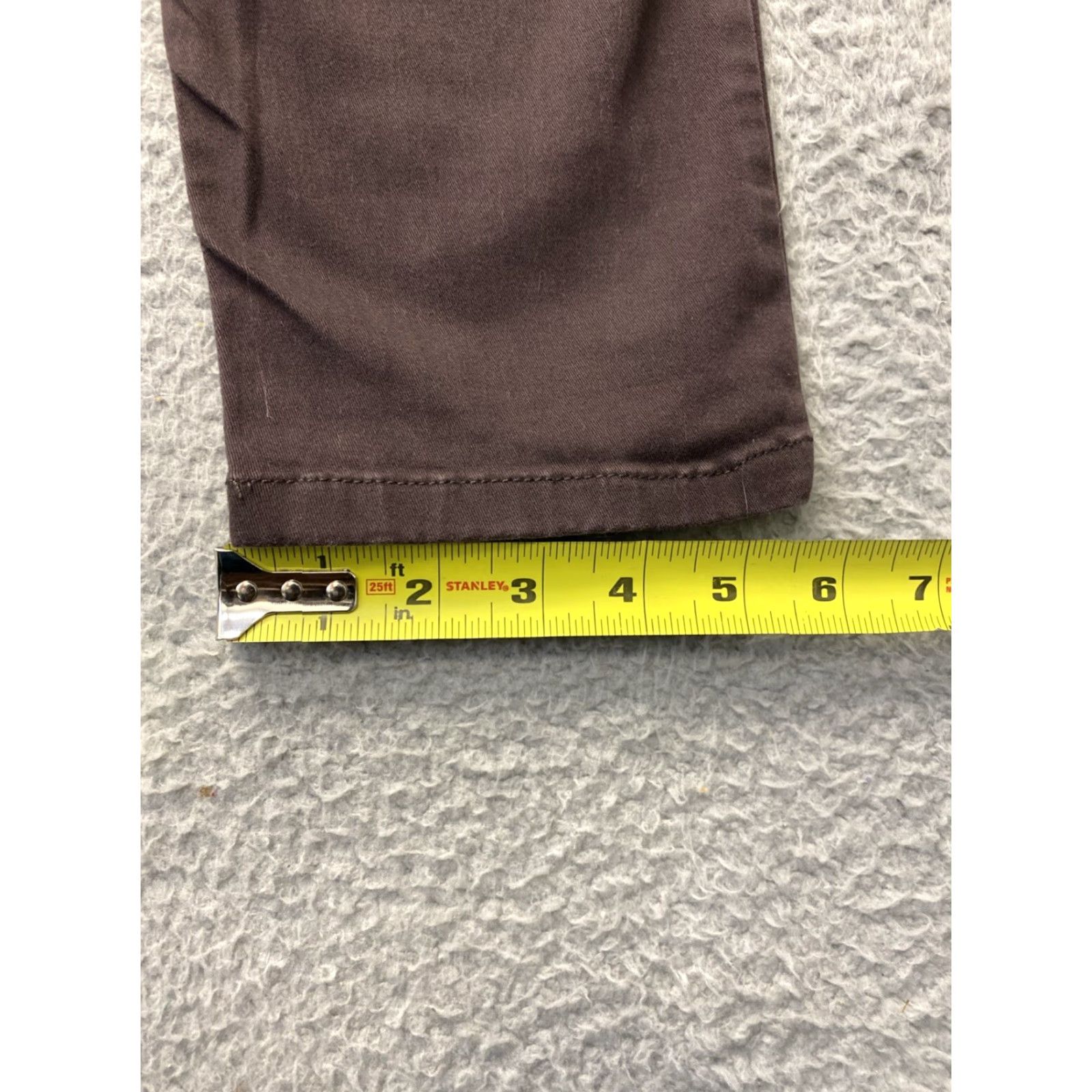 Vintage VINTAGE RCA Chino Pants Mens Size 32x29 Slim-Straight Brown Twill Casual Travel Size US 32 / EU 48 - 7 Thumbnail