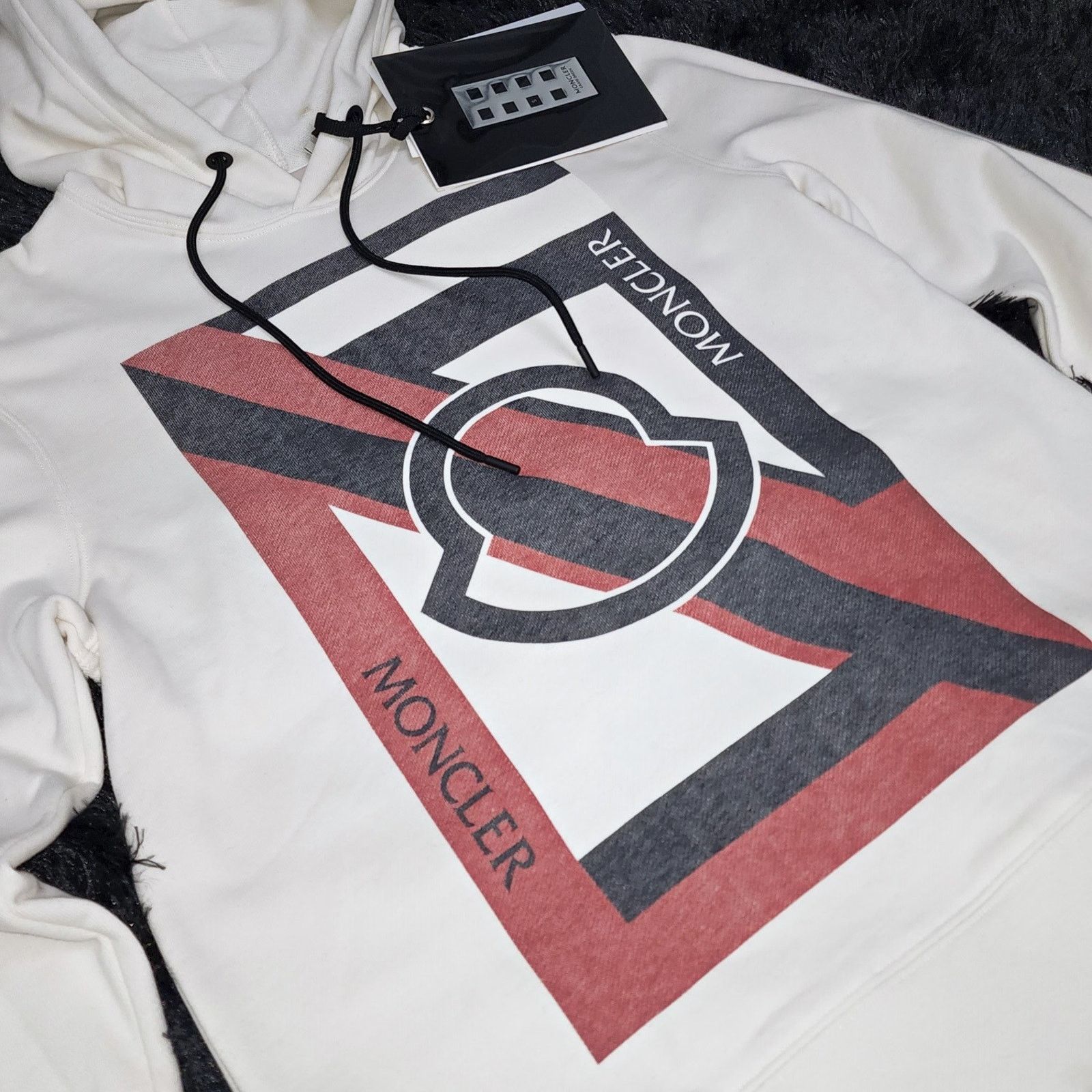 Moncler Moncler x Craig Green Logo Box Hoodie White | MSRP $795 Size US S / EU 44-46 / 1 - 2 Thumbnail