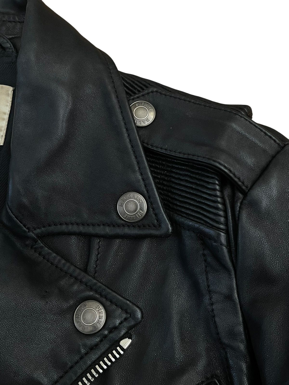 Balmain Balmain biker leather jacket Size US S / EU 44-46 / 1 - 4 Thumbnail
