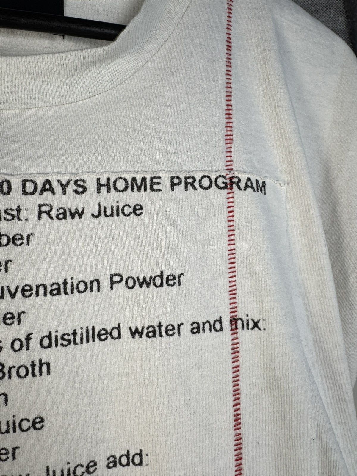 Enfants Riches Deprimes CONTROVERSIAL🚭 2024 "HOW TO LOSE 10 LBS" RECONSTRUCTED SHIRT Size US XL / EU 56 / 4 - 6 Thumbnail
