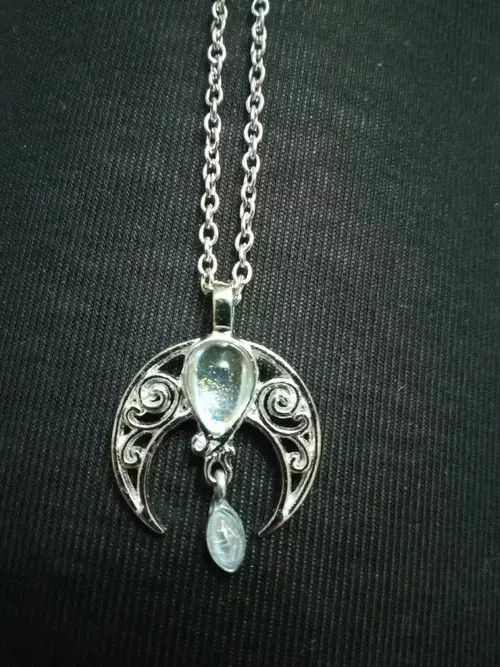 Other Boho Hollow Moon Water Drop Stone Necklace Size ONE SIZE - 2 Thumbnail