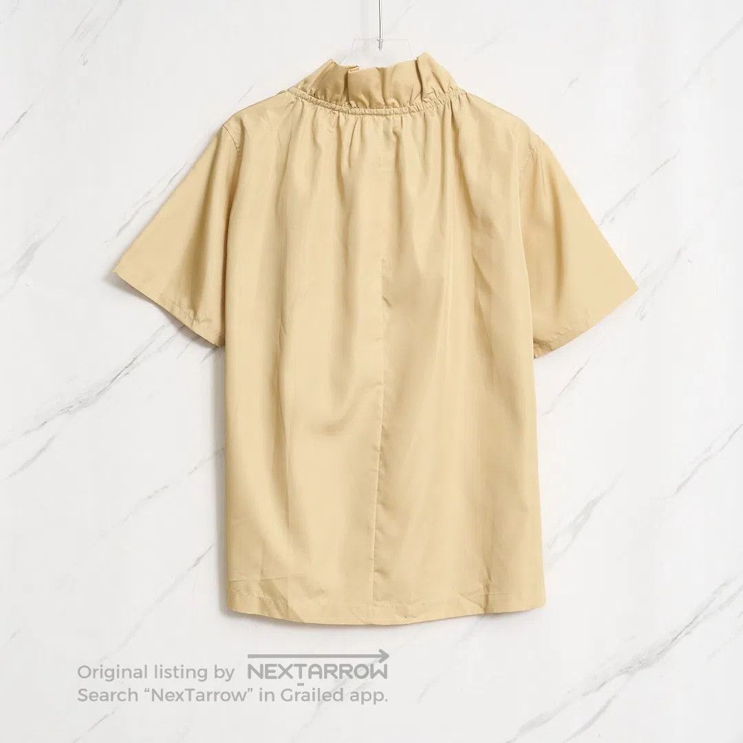 3.1 Phillip Lim Women's Stand-Collar Tie-Up Shirts in Beige, Women's — image 2 of 6