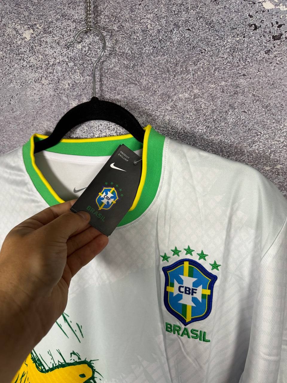 Other Brazil AOP 2024 Fan Training Soccer Jersey Blokcore Size US XL / EU 56 / 4 - 7 Thumbnail