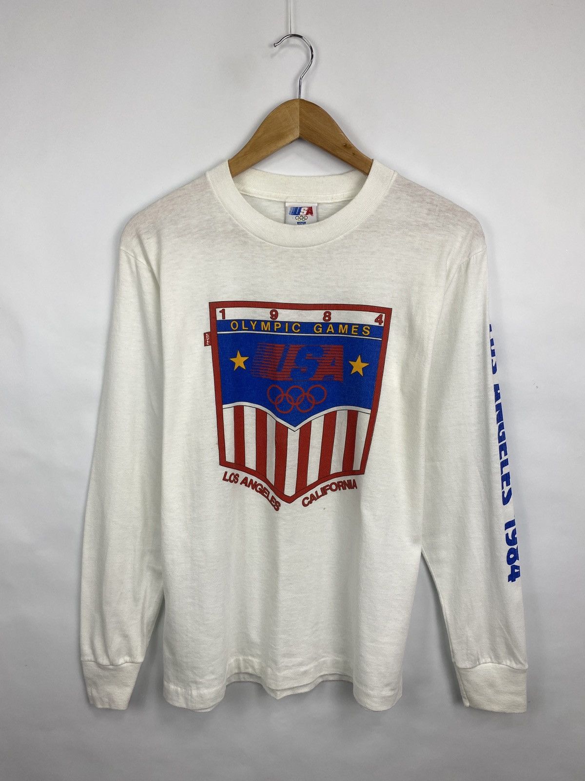 Levi's 🇺🇸 Vintage 1984 Levi’s Los Angeles Olympic Games California Size US M / EU 48-50 / 2 - 3 Thumbnail