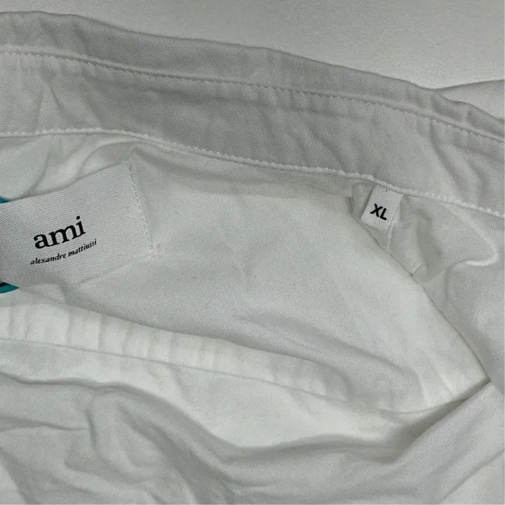 AMI AMIPARIS SS23 Short Sleeve Button-Up Shirt -2507 Size US XL / EU 56 / 4 - 2 Thumbnail