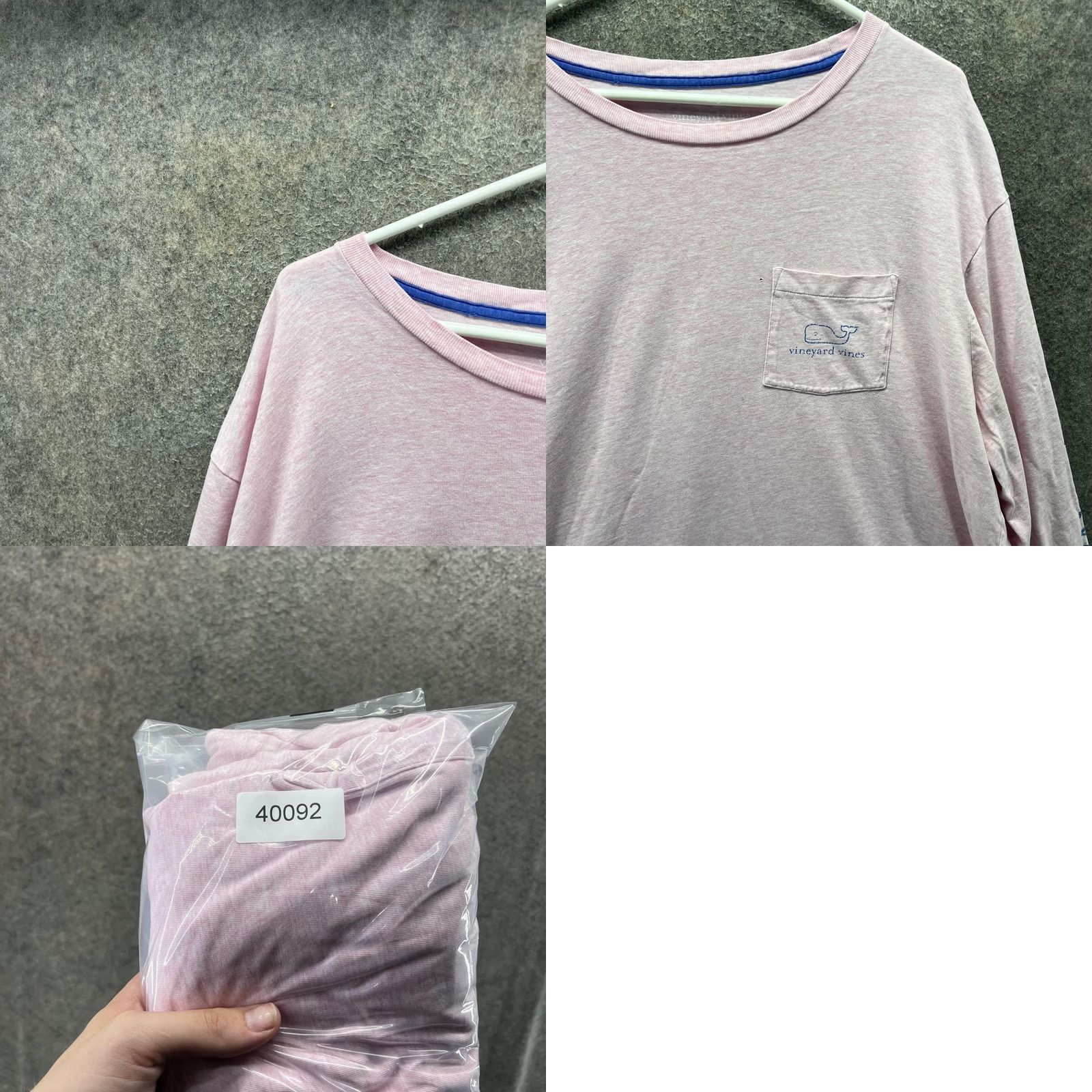 Vineyard Vines Vineyard Vines Shirt Mens 2XL Pink Long Sleeve Whale Pocket Graphic Tee Tagless Size US XXL / EU 58 / 5 - 8 Thumbnail