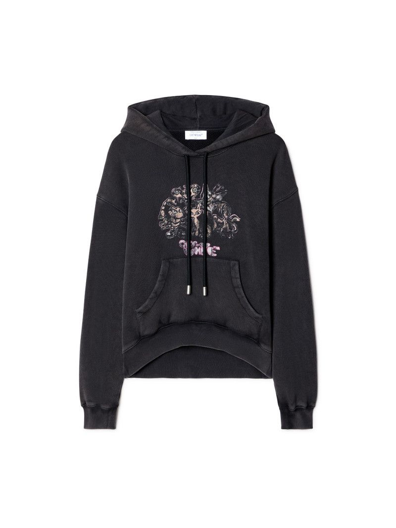 Off-White o1y1225 Hoodie in Black Size XS / US 0-2 / IT 36-38 - 1 Thumbnail