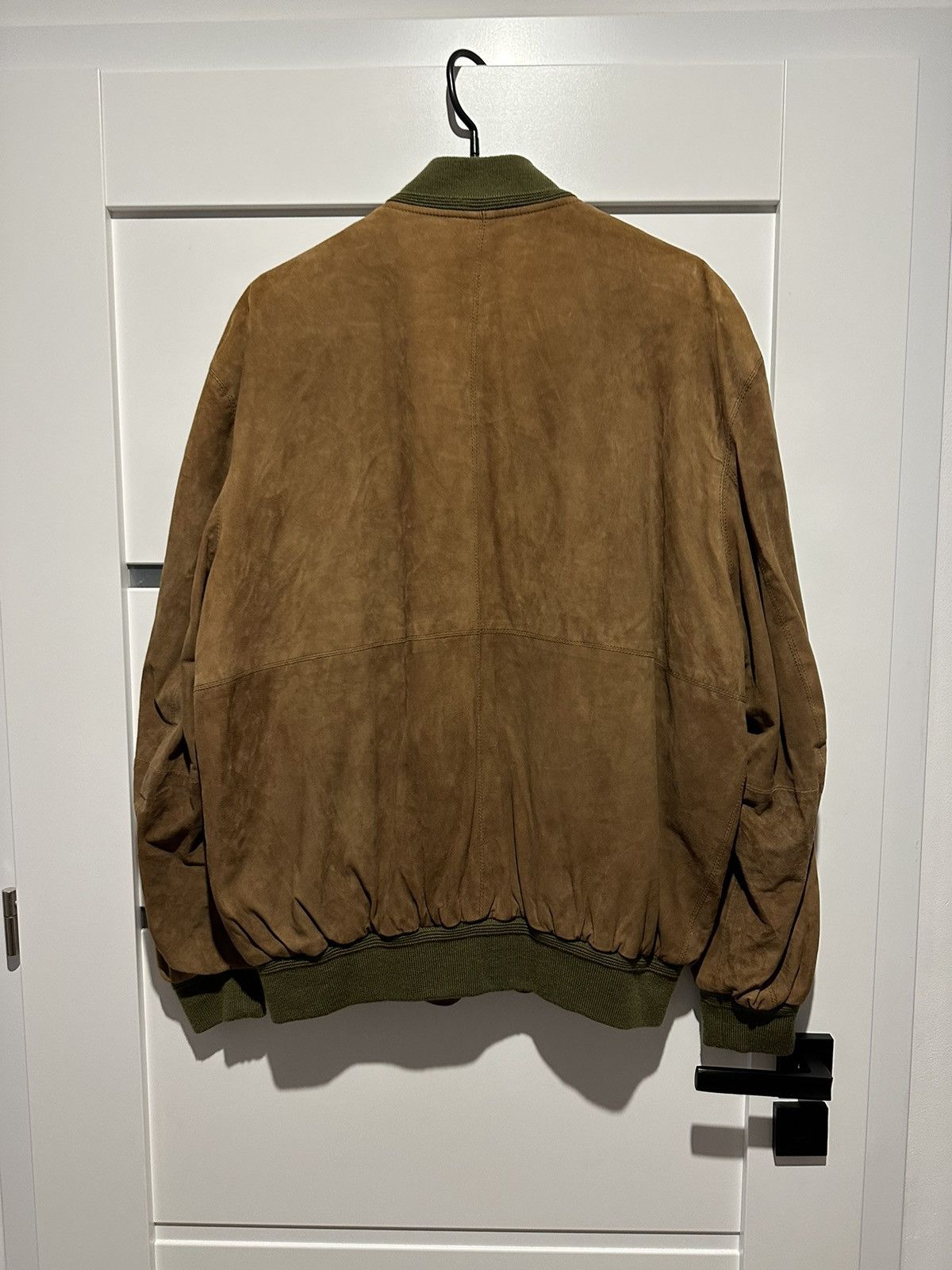 Leather C. Comberti suede bomber brown jacket leather Size US L / EU 52-54 / 3 - 4 Thumbnail
