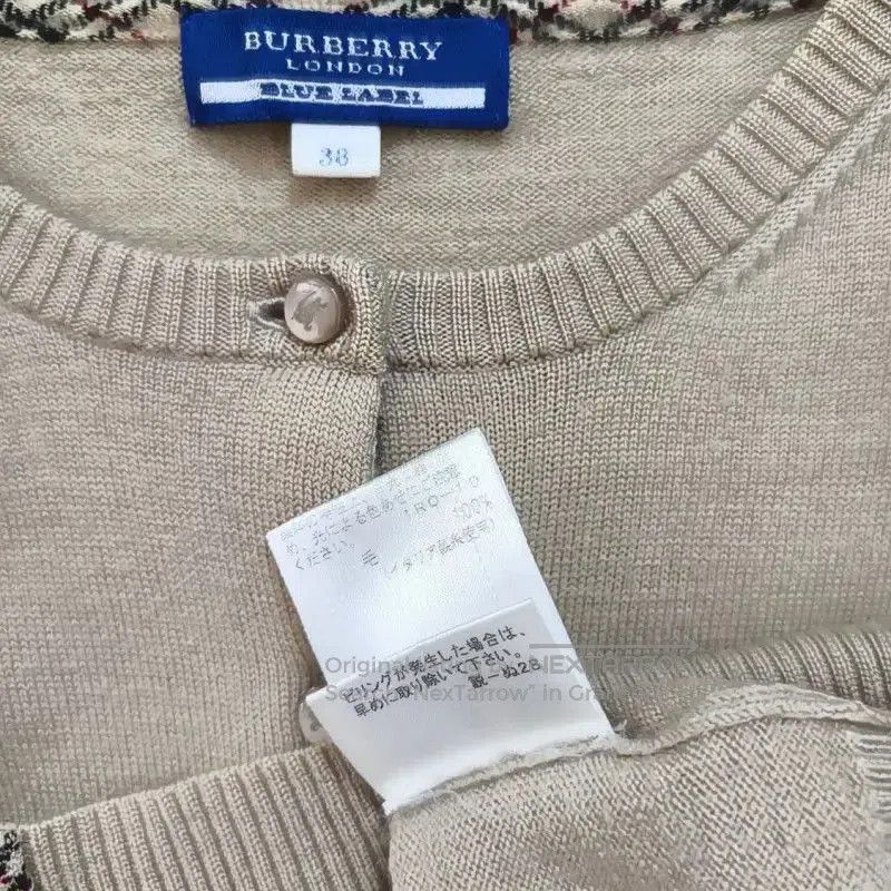 Burberry Burberry Women's Khaki Wool Cardigan. Size M / US 6-8 / IT 42-44 - 6 Thumbnail