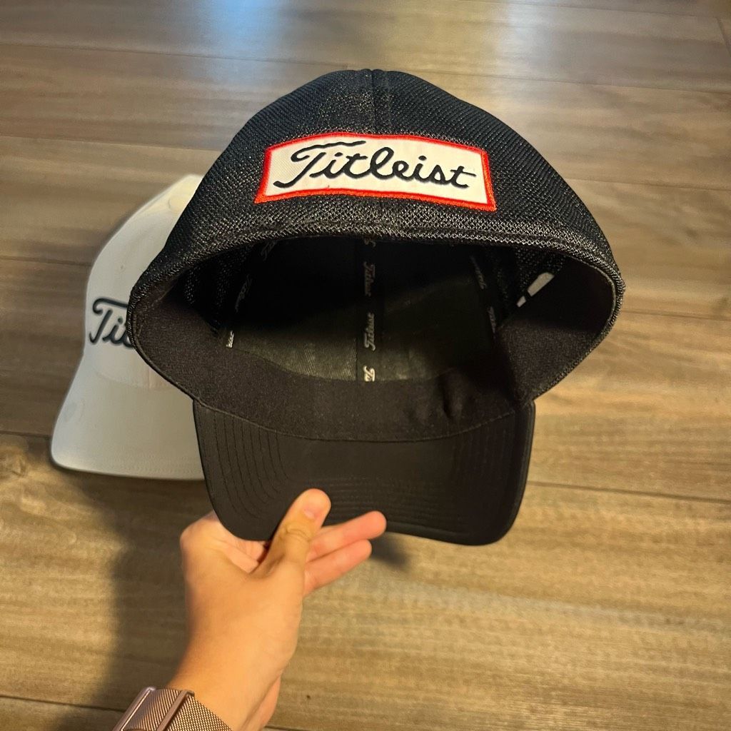 Titleist Lot of 2 FootJoy Titleist Athletic Golf Fitted Hat Men L/XL Size ONE SIZE - 6 Thumbnail