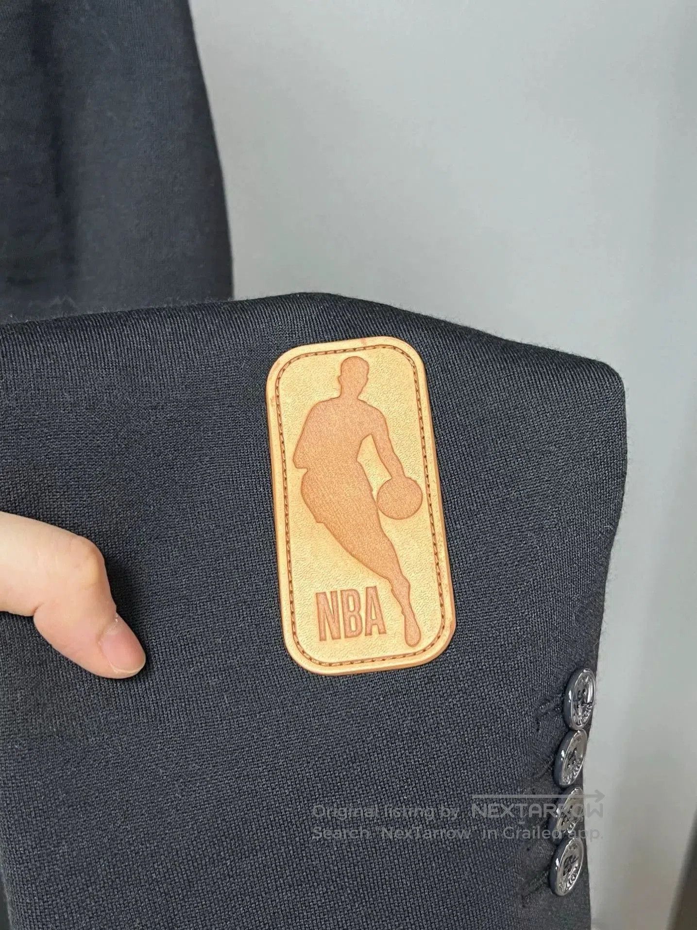 Louis Vuitton Louis Vuitton NBA Leather Label Wool Blazer. Size US S / EU 44-46 / 1 - 3 Thumbnail
