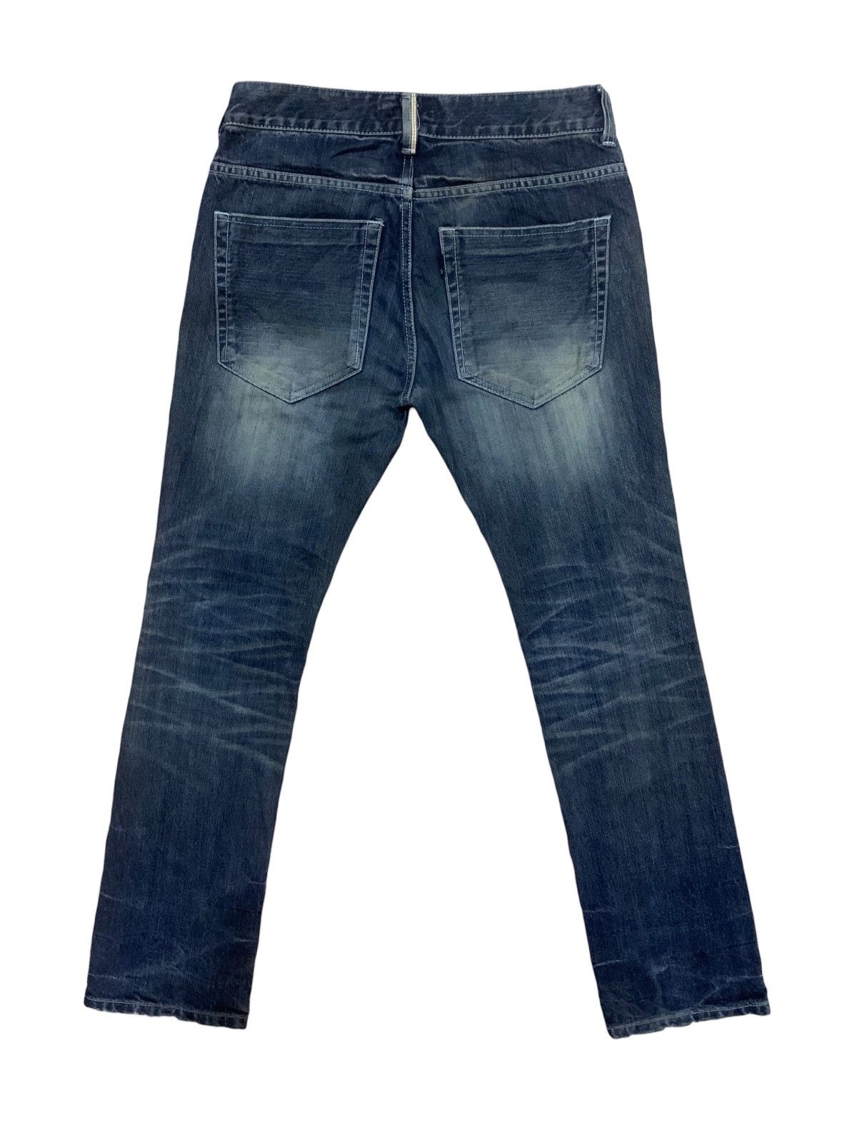 If Six Was Nine × Japanese Brand × Le Grande Bleu (L.G.B.) Vintage Japanese Eight By Distress Jeans Size US 29 - 2 Thumbnail