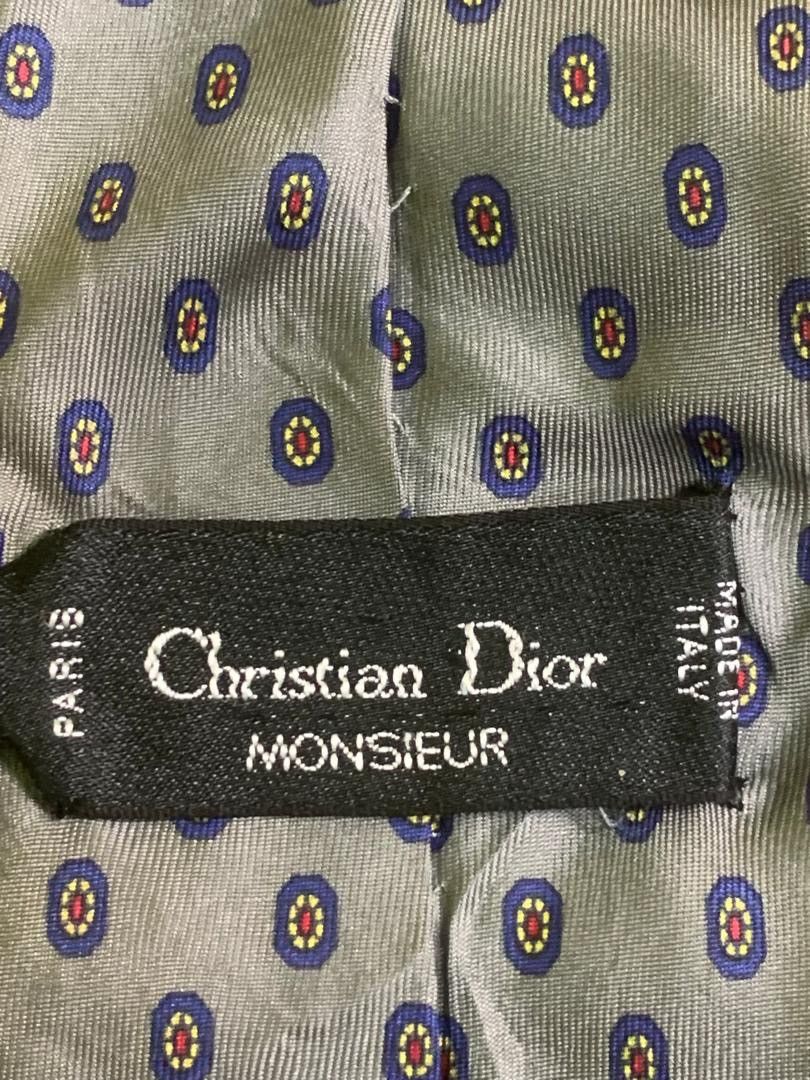 Christian Dior Monsieur × Designer Rare Design Vintage Christian Dior Monsieur Ties Size ONE SIZE - 4 Thumbnail