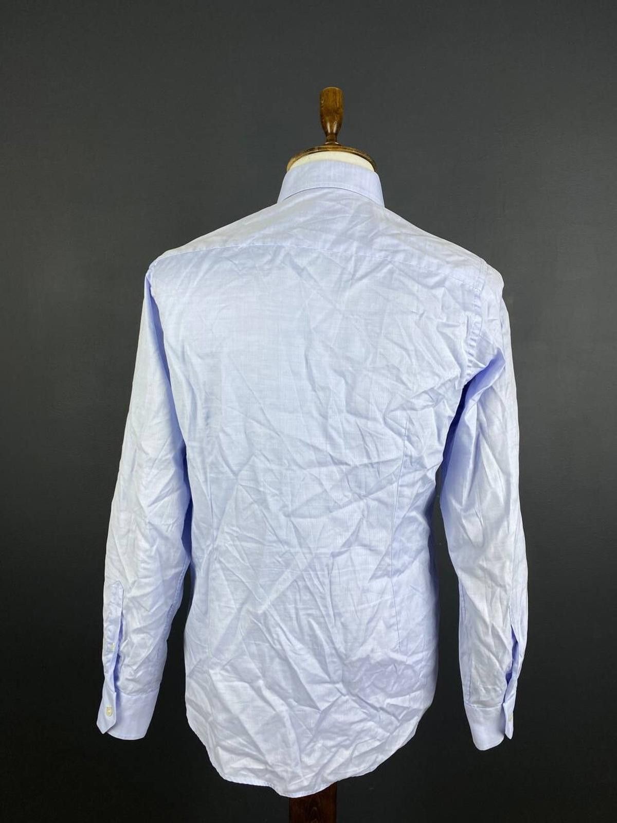 Eton Eton Contemporary Blue Luxury Shirt Size 40 / 15 / 3/4 Size US M / EU 48-50 / 2 - 8 Thumbnail