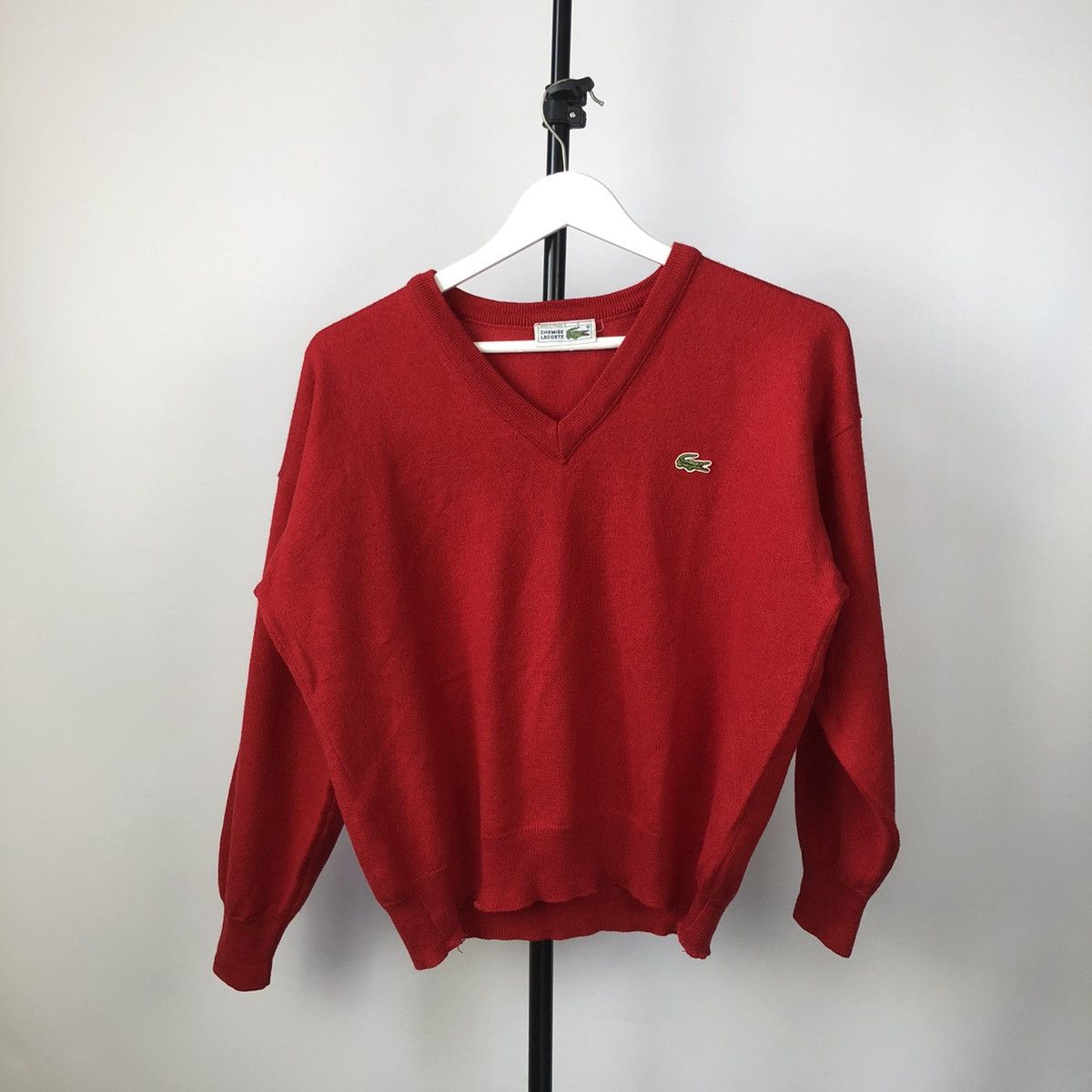 Lacoste × Vintage Vintage 90s Lacoste Sweater OLD MONEY STYLE Size S / US 4 / IT 40 - 1 Thumbnail