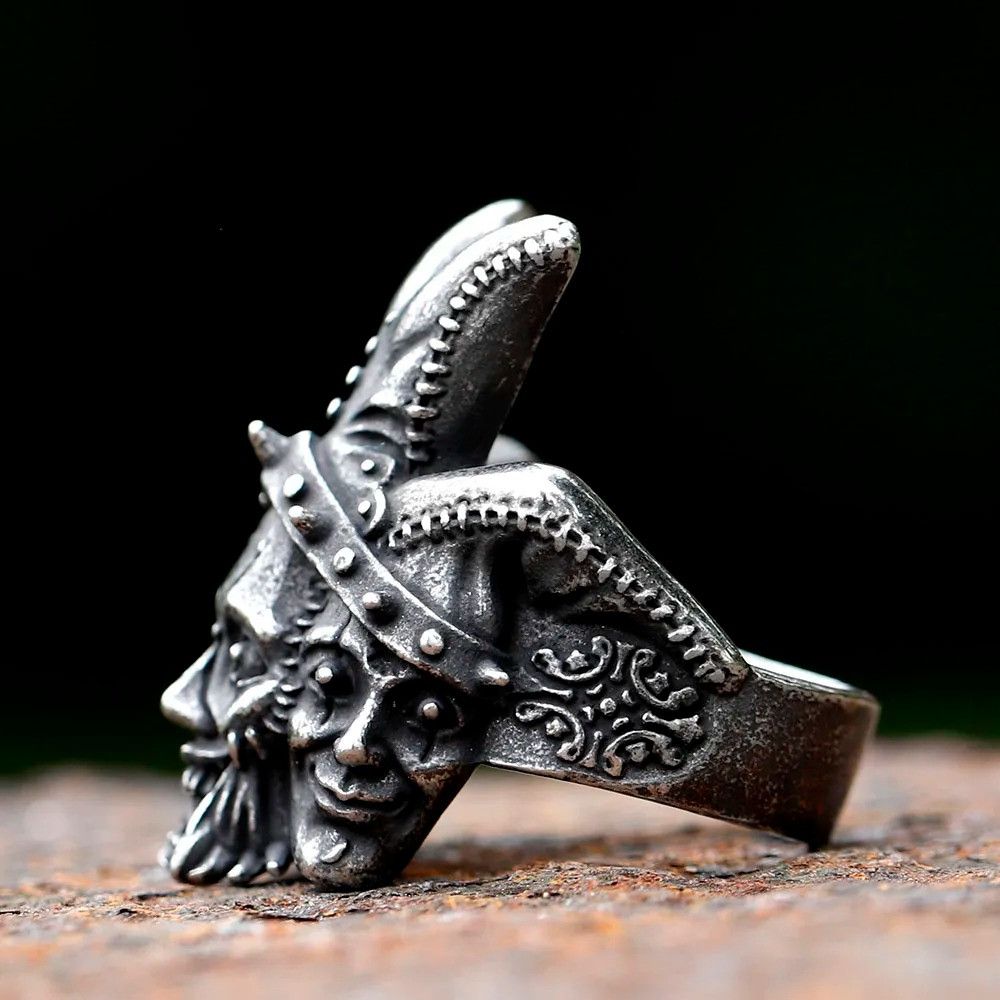 Jewelry Skull Ring Streetwear Jewelry Fashion Gift Size ONE SIZE - 1 Thumbnail