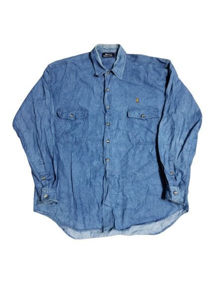 Polo Ralph Lauren Vintage Polo Members Staff Shirt Size US XL / EU 56 / 4 - 1 Thumbnail