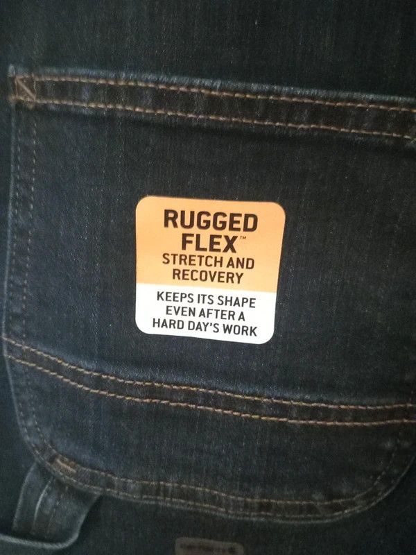 Carhartt New Carhartt rugged flex dungarees navy jeans BNWT size S Size 32" / US 10 / IT 46 - 6 Thumbnail