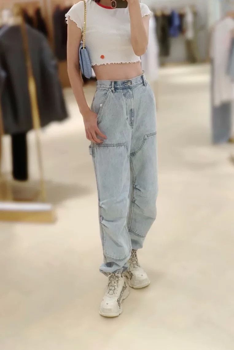 Alexander Wang Denim Cargo Pants