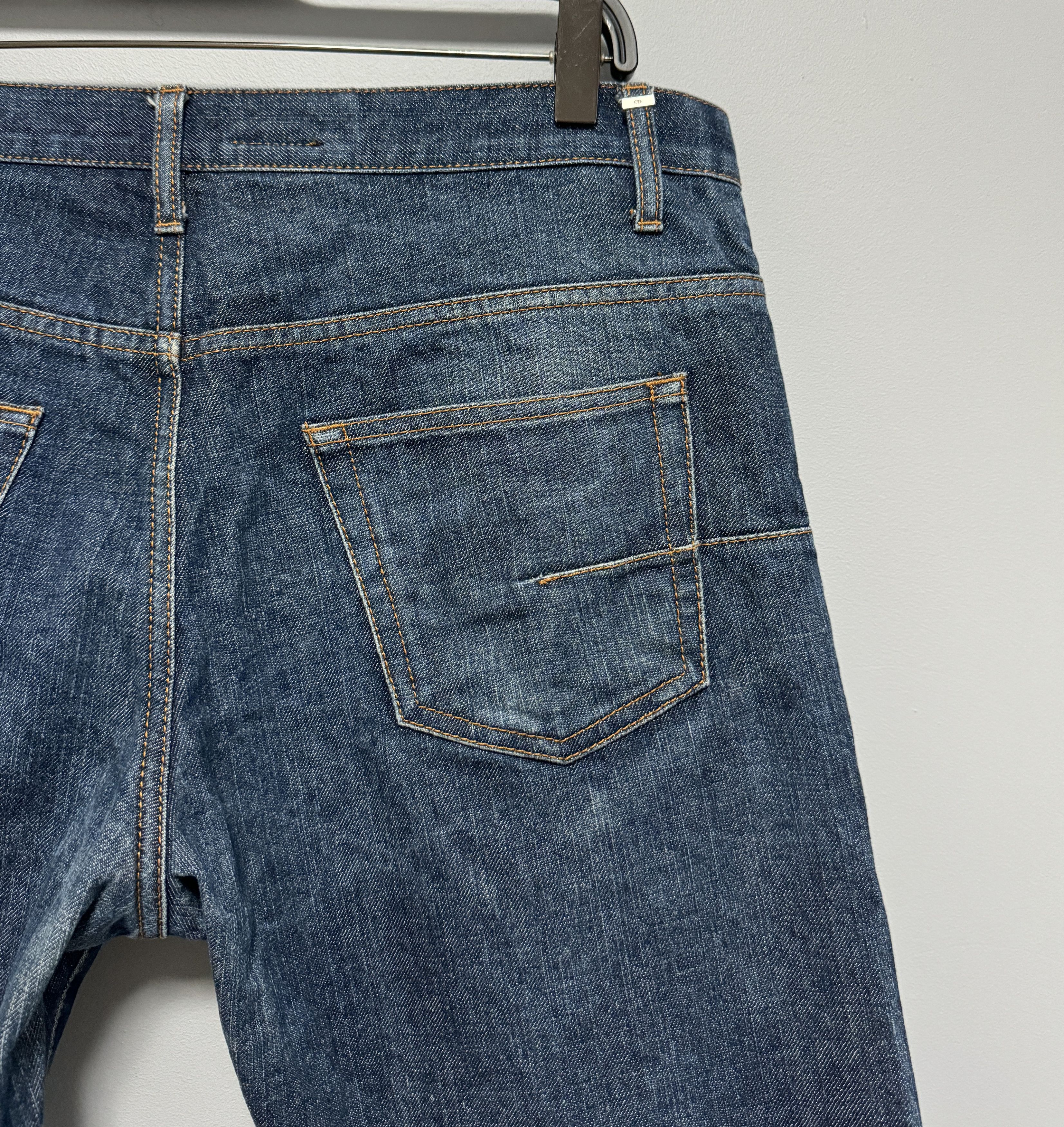 Dior Dior Homme Denim Pants Jeans Hedi Slimane Dark Navy Size 33 Size US 33 - 7 Thumbnail