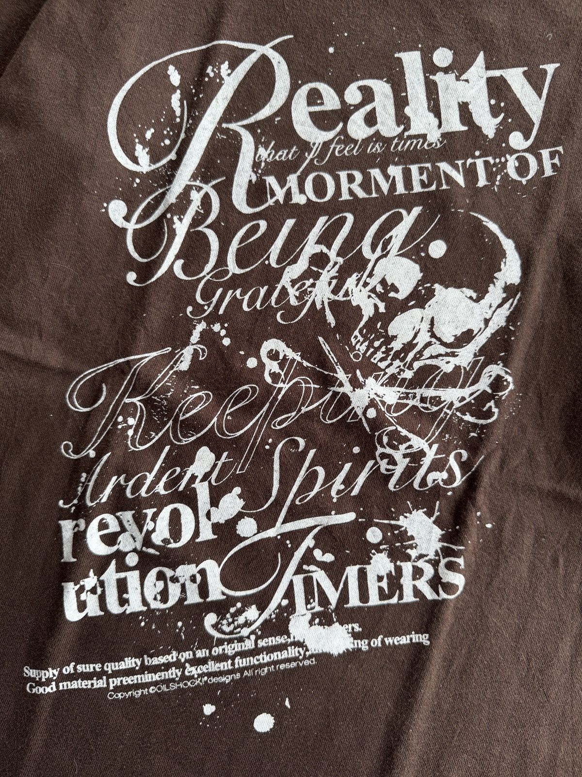 If Six Was Nine Japanese Poem Timely Warning Punk LS Tshirt Size US M / EU 48-50 / 2 - 6 Thumbnail