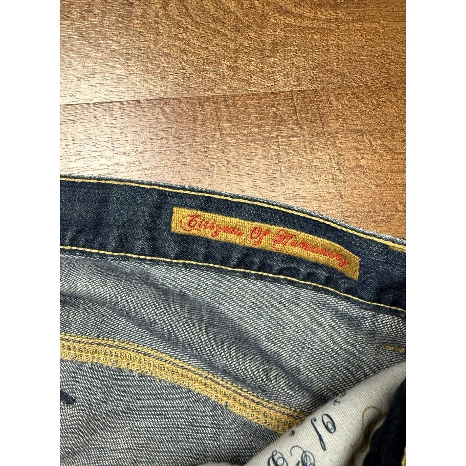 Citizens Of Humanity Citizens of Humanity Evans Jeans Men 38X31 Blue Denim Relaxed Button Fly 5-Pocket Regular In USA Vintage No USA City Classic Size US 38 / EU 54 - 5 Thumbnail