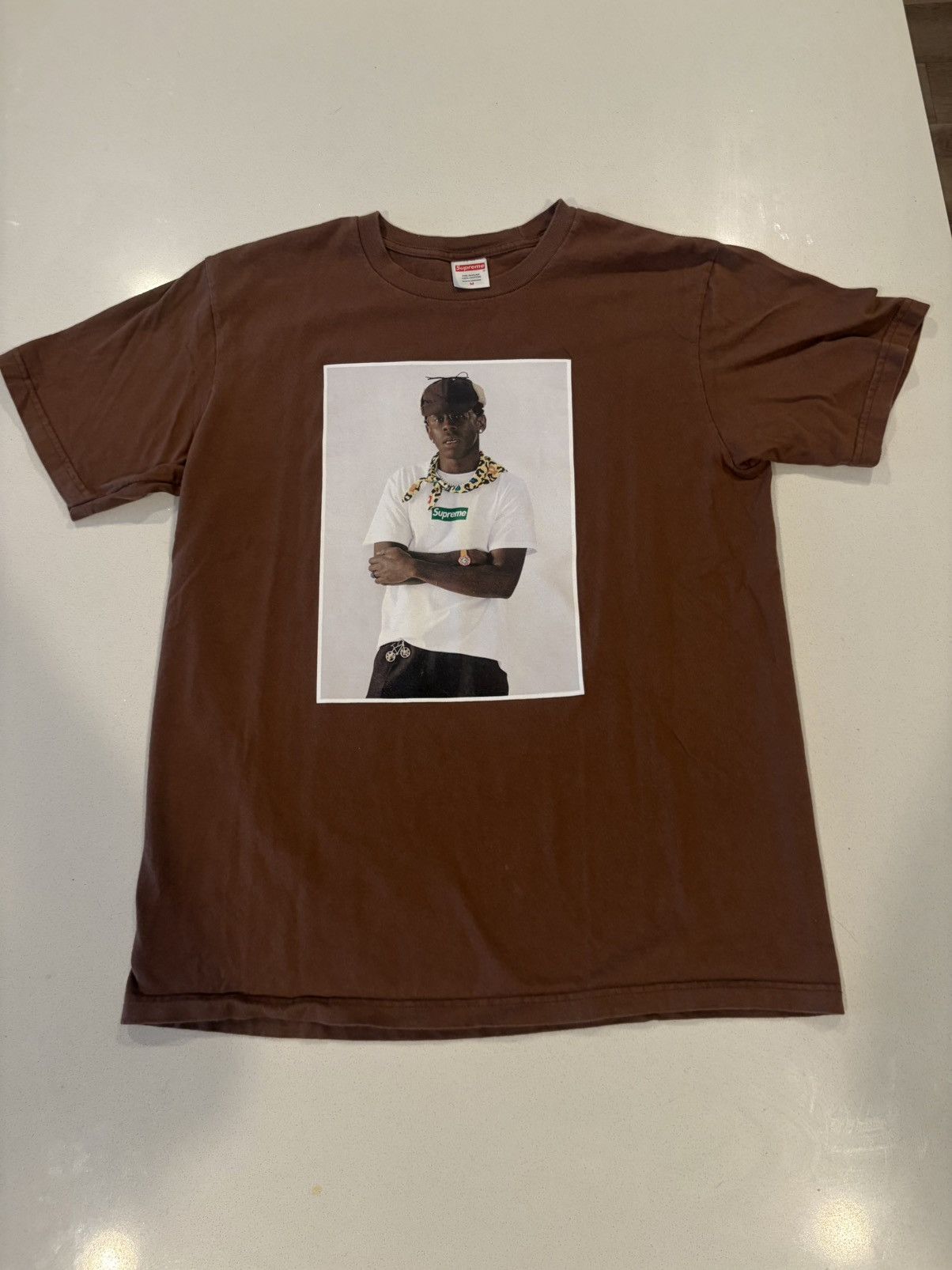 Supreme Wish Tee ブラウン TシャツM Supreme Supreme Wish Tee Tshirt (Brown) SS26 Medium In Hand | Grailed