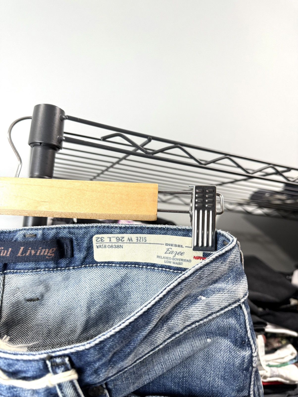 Diesel Vintage Diesel Archive Denim Pants Designer Y2K Affiction Size US 26 / EU 42 - 11 Thumbnail