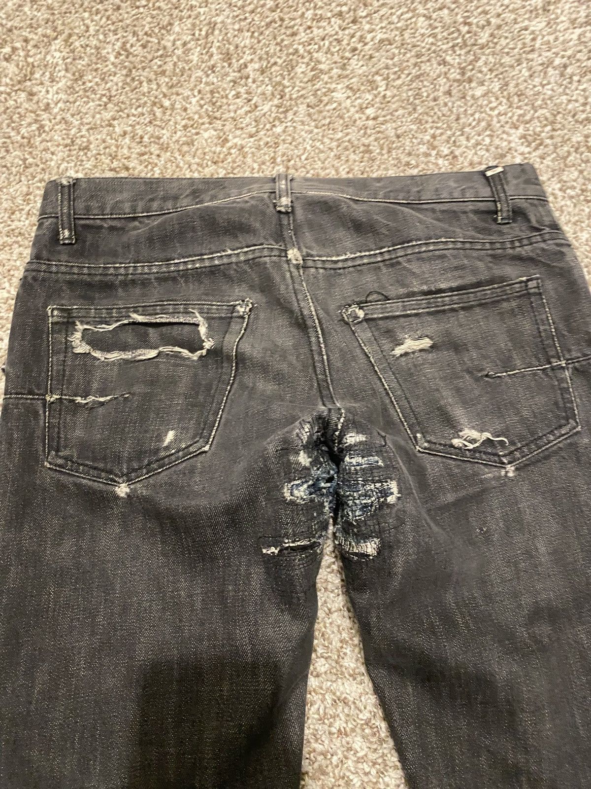 Dior Dior Homme Distressed Denim Size US 28 / EU 44 - 5 Thumbnail