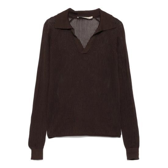 Paloma Wool PALOMA WOOL Women Polo Shirts UJ1615 DANDY BROWN Size XS / US 0-2 / IT 36-38 - 1 Thumbnail