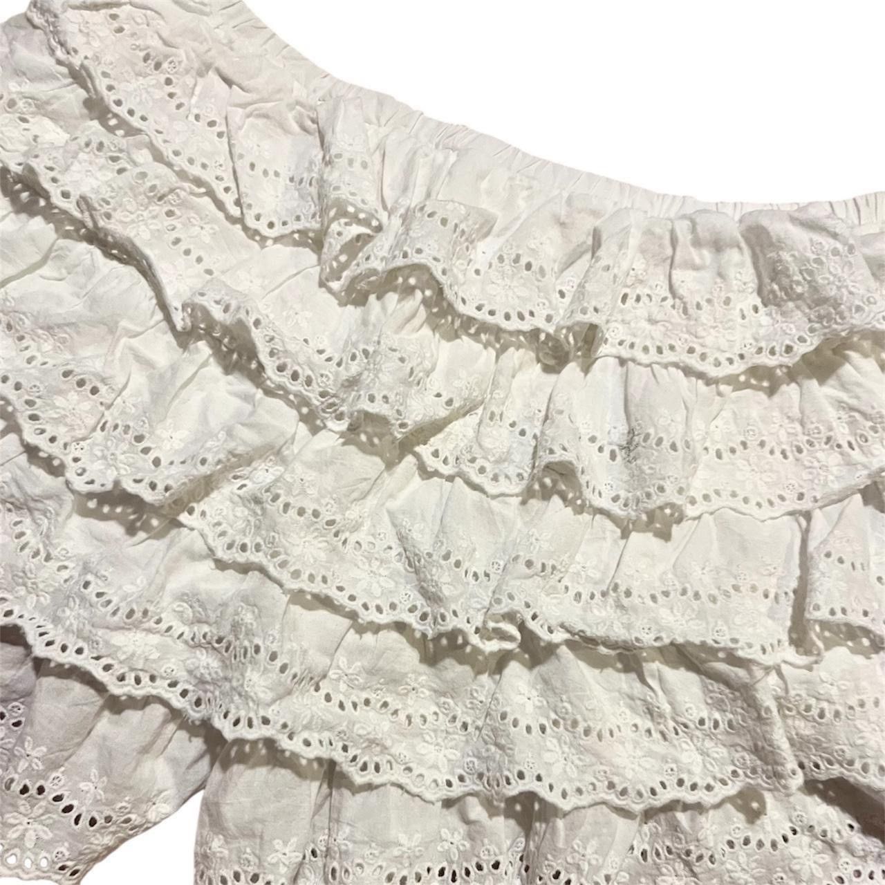 Other Vintage y2k coquette ruffled lace bloomer shorts/skirt🧁 Size 25" / US 0 / IT 36 - 2 Thumbnail