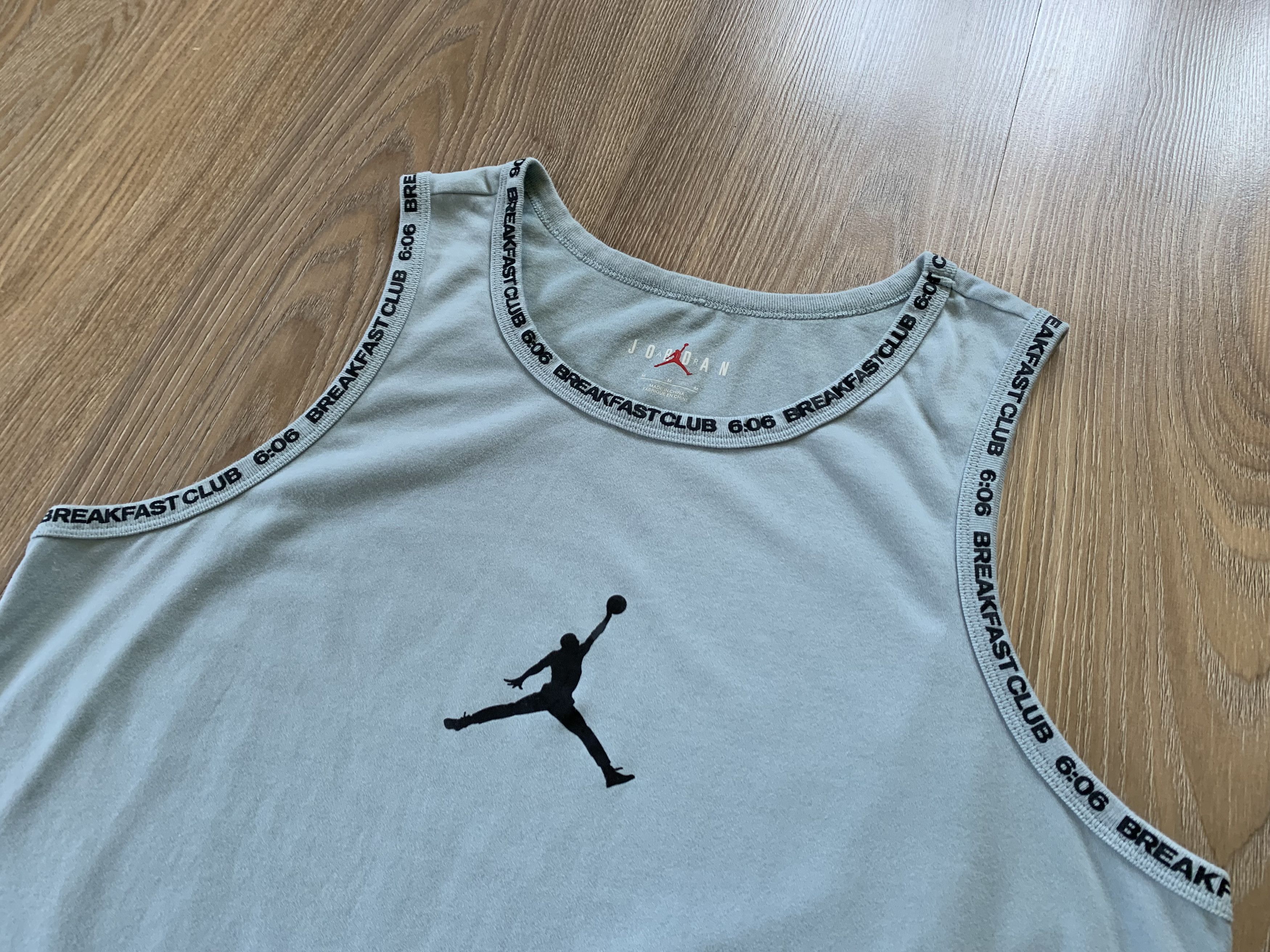 Jordan Brand × Vintage Jordan Light Blue Cotton Sleeveless Size US M / EU 48-50 / 2 - 4 Thumbnail