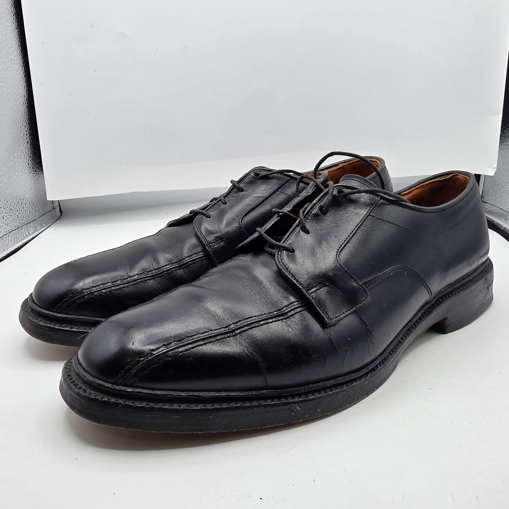 Allen Edmonds Allen Edmonds Hillcrest Mens Size 9.5 Black Leather Bicycle Size US 9.5 / EU 42-43 - 3 Thumbnail