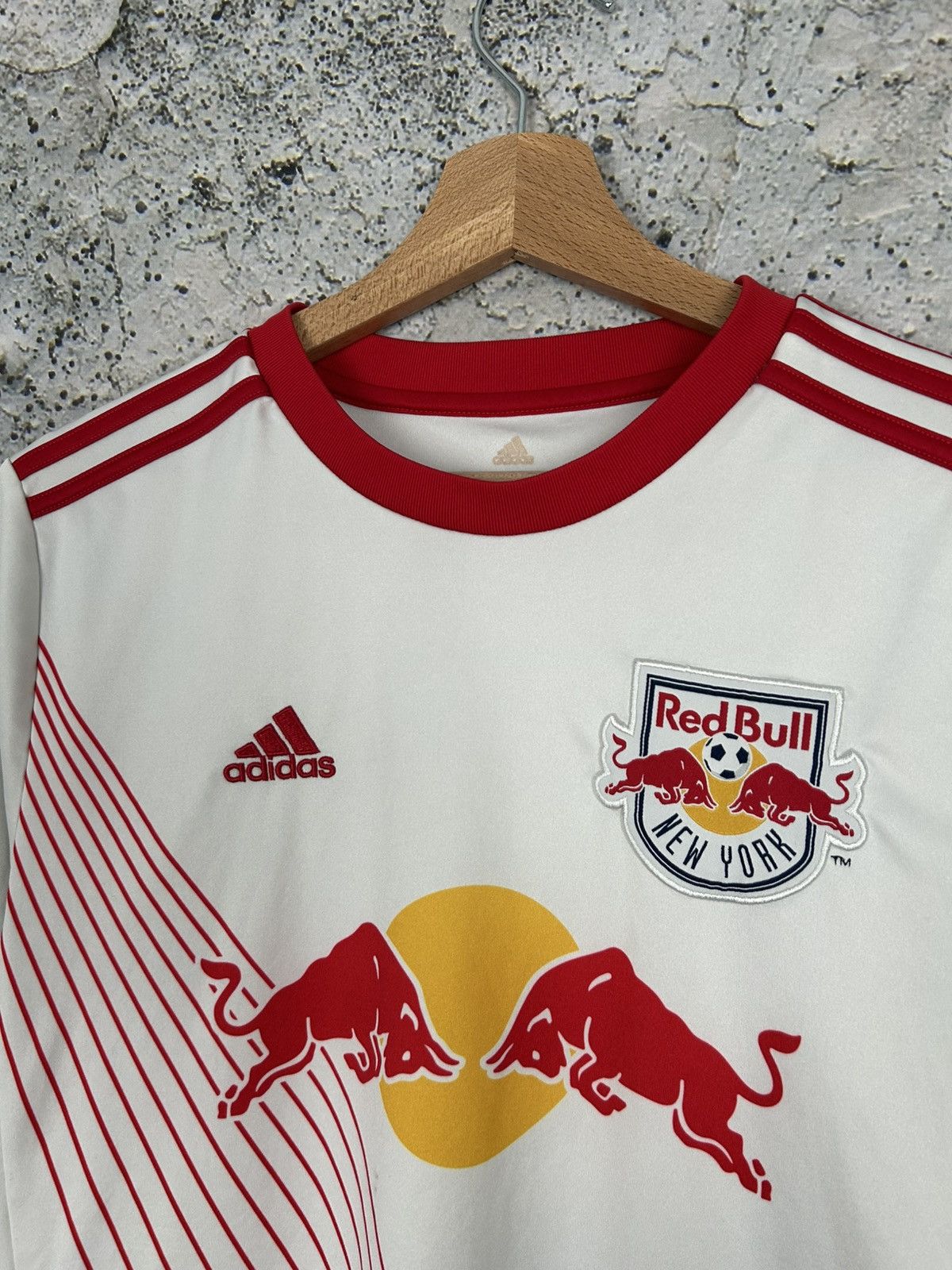 Adidas Adidas New York Redbull Soccer Jersey Football Sport Rare Size US M / EU 48-50 / 2 - 3 Thumbnail