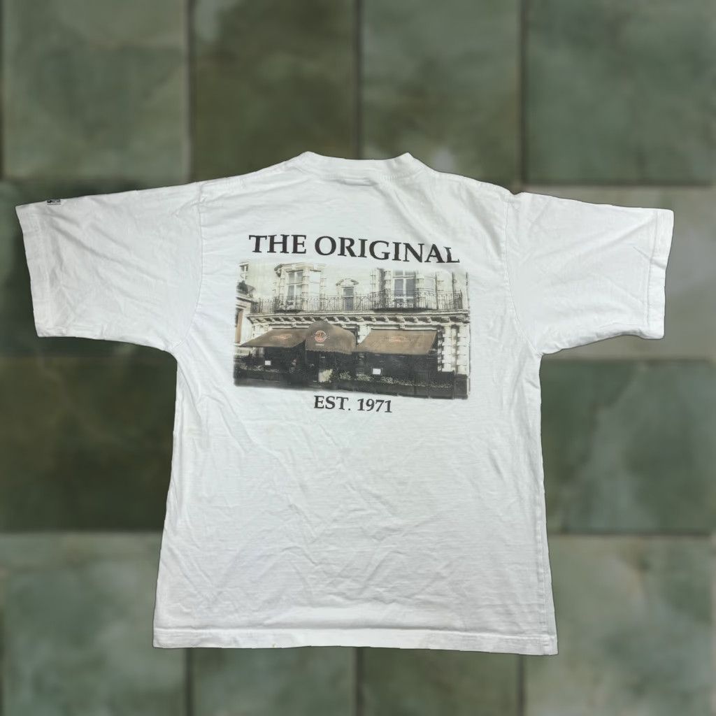 Hard Rock Cafe Vintage Hard Rock Cafe Shirt Adult Large White London The Original 90s Music Size US L / EU 52-54 / 3 - 1 Thumbnail