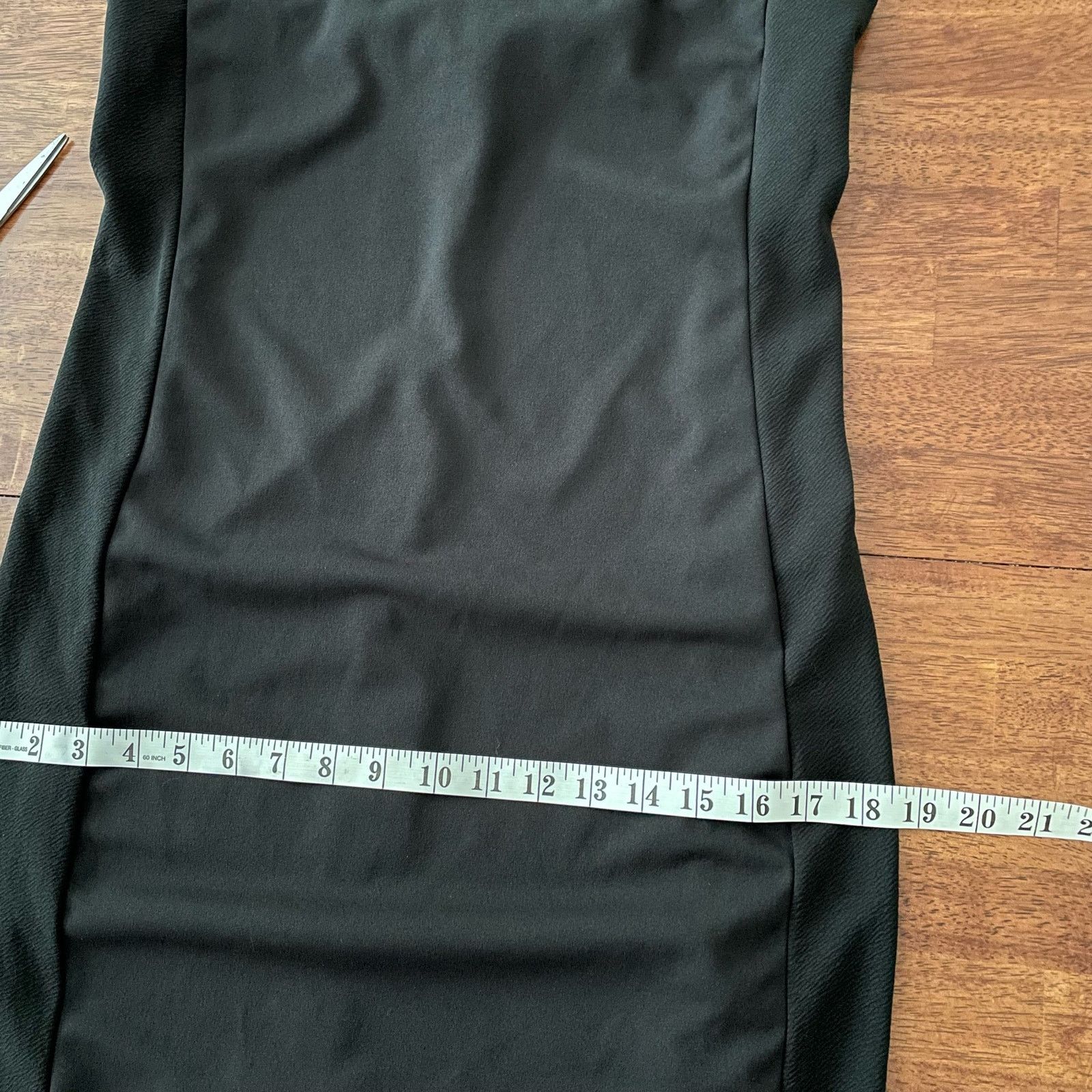 Zara Zara Crepe Sheath Dress Cross Over Neck Wide Straps Black L Size L / US 10 / IT 46 - 12 Thumbnail