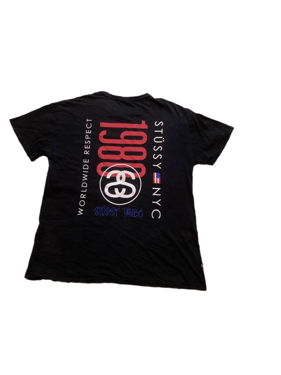 Stussy Vintage Stussy Big Y2K Print Short Sleeve T-Shirt Size US XL / EU 56 / 4 - 1 Thumbnail