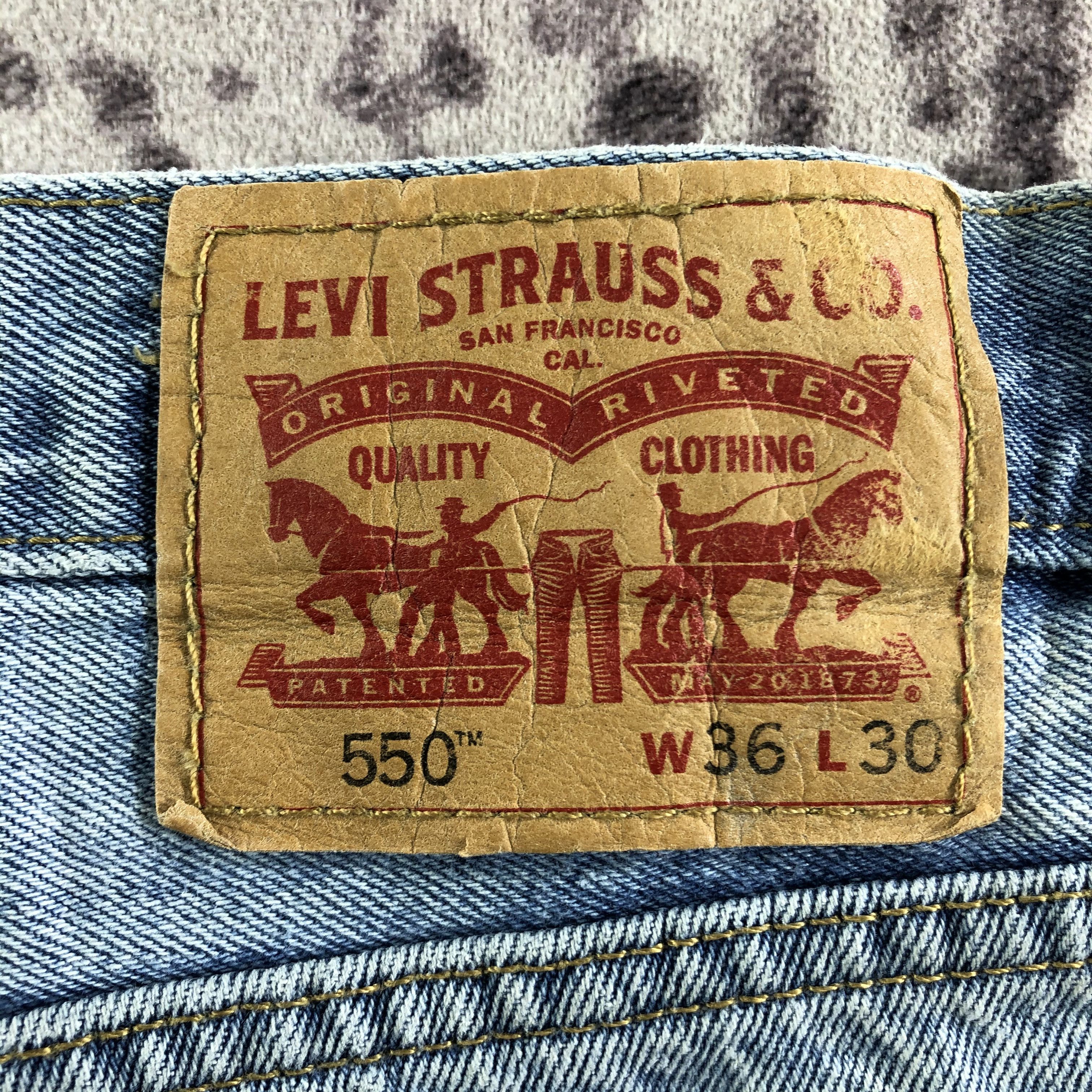 Levi's Vintage Light Wash Levis 550 Jeans-JM3385 Size US 37 - 5 Thumbnail