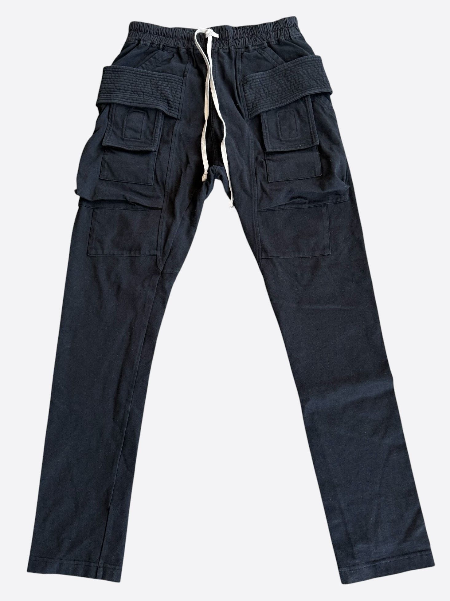 Rick Owens Rick Owens Black Creatch Cargo Pants Size US 28 / EU 44 - 1 Thumbnail