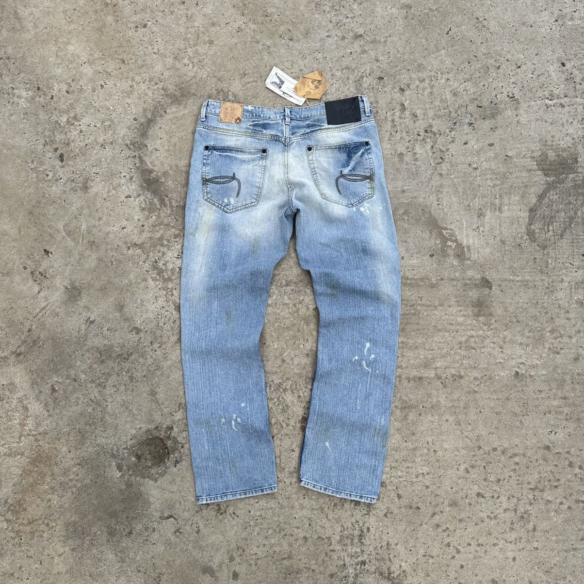 20471120 × Japanese Brand × Le Grande Bleu (L.G.B.) Vintage Japanese Style Jeans W36xL32 Skinny Rap Baggy Y2K Size US 36 / EU 52 - 1 Thumbnail