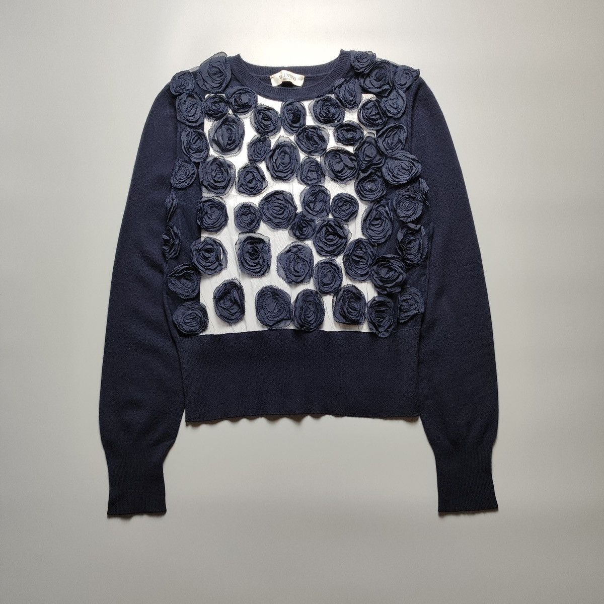 Valentino Valentino - Front See through patches flower - Sweater Size S / US 4 / IT 40 - 2 Thumbnail
