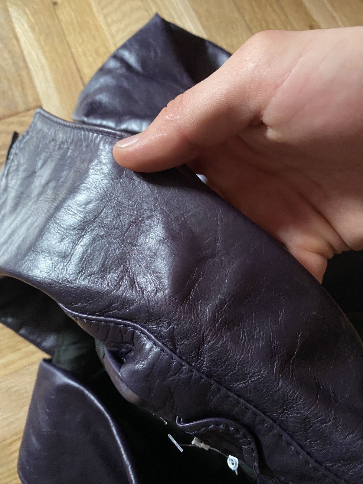 Ann Demeulemeester Archive SS01 Ann Demeulemeester Leather Distressed Blazer Size S / US 4 / IT 40 - 15 Thumbnail
