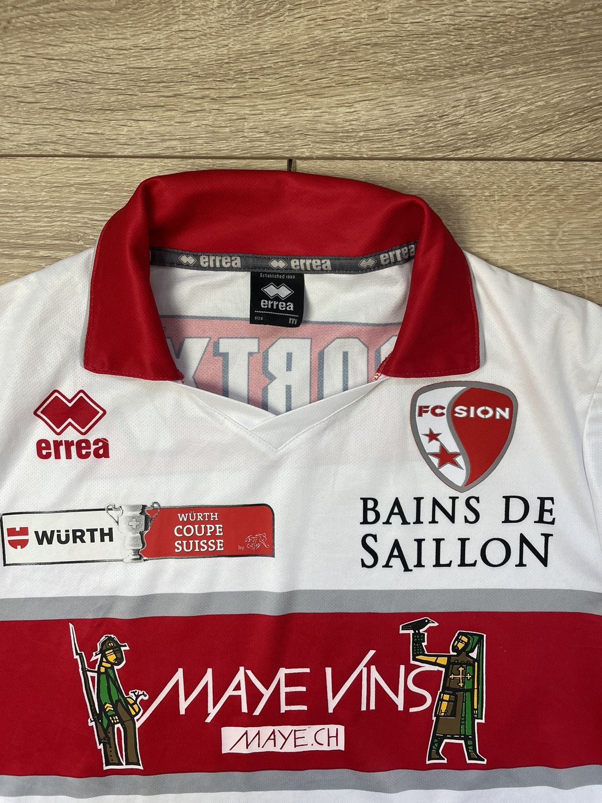 Other Sion Home football shirt 2013 - 2014 jersey Size US M / EU 48-50 / 2 - 2 Thumbnail
