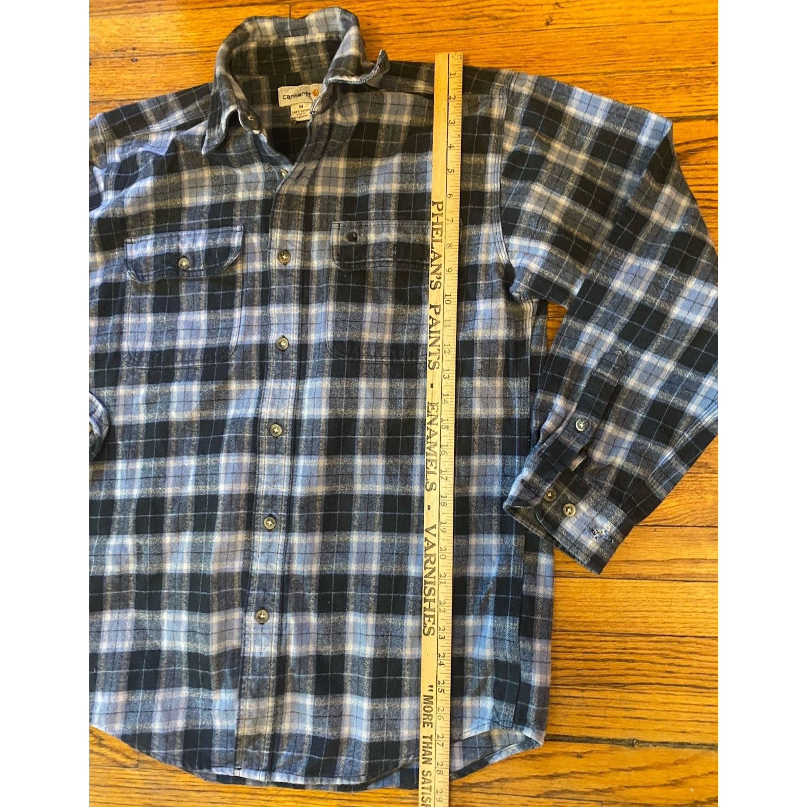 Carhartt Carhartt Shacket Loose Heavyweight Flannel Shirt Men's M Size US M / EU 48-50 / 2 - 5 Thumbnail