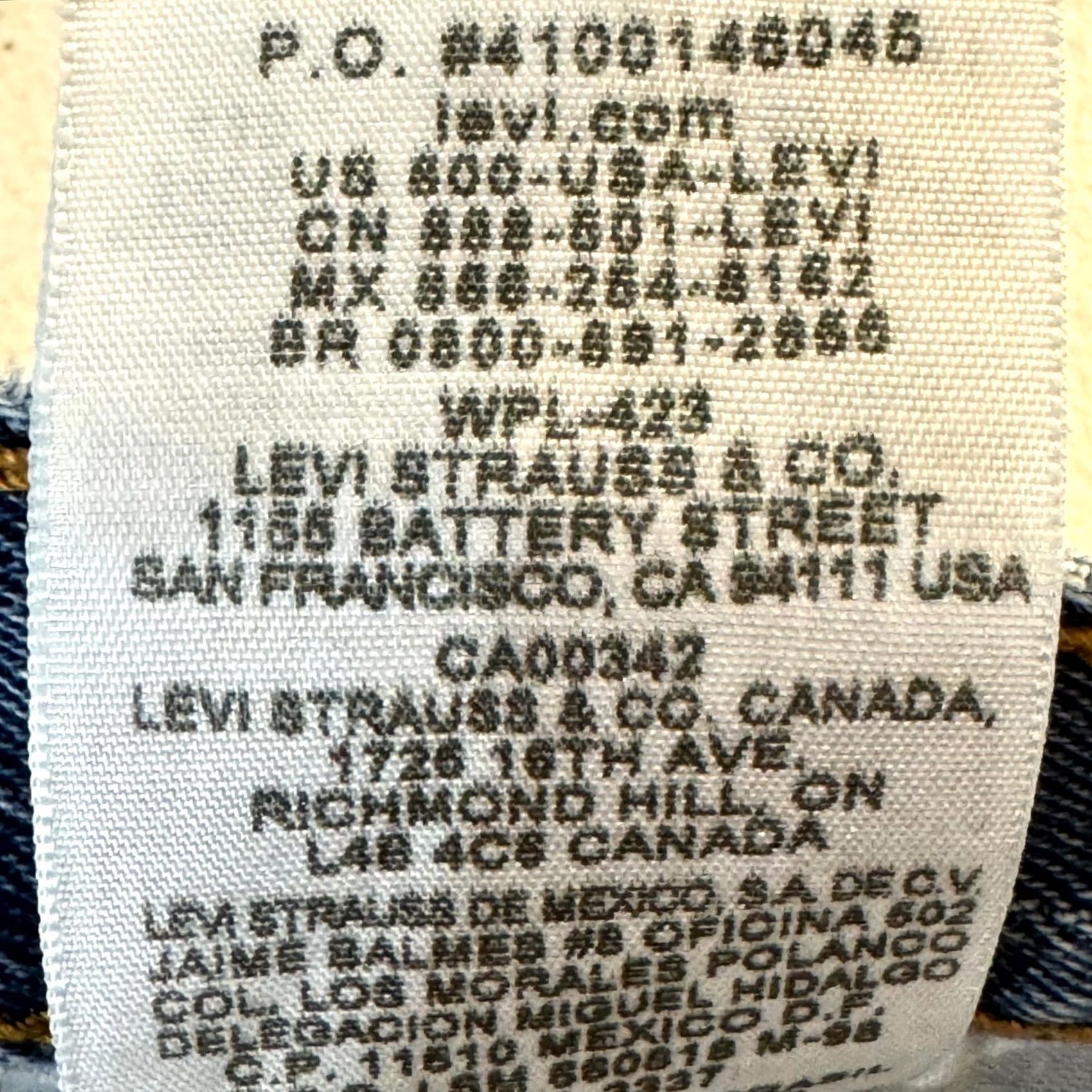 Levi's Levi’s 505 Men’s Jeans 32x32 Blue Denim Regular Fit Straight Leg Vintage: No Size US 32 / EU 48 - 5 Thumbnail