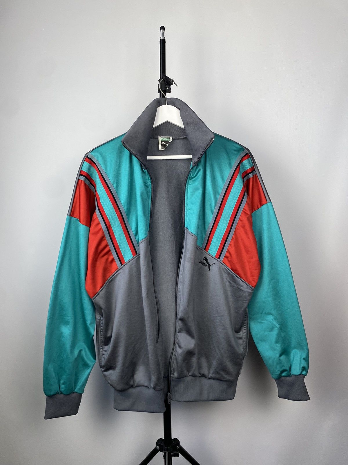 Rare Multicolour Puma retro jacket 80s - 90s