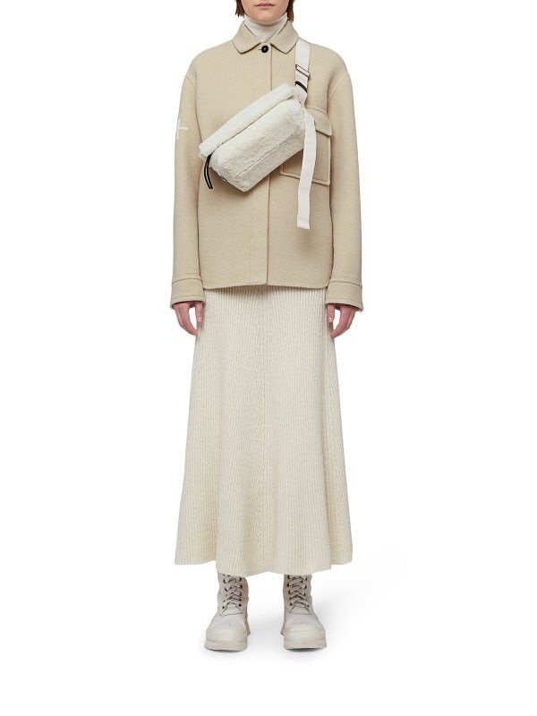 Jil Sander o1loc1c0426 Wool Jacket in Beige Size XL / US 12-14 / IT 48-50 - 3 Thumbnail
